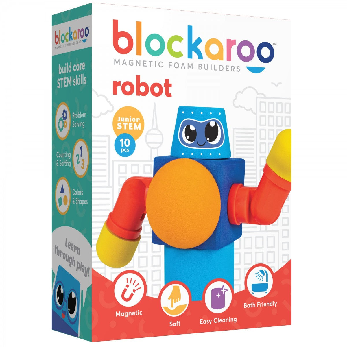 Blockaroo Magnetische-Schaumstoffwürfel Roboter