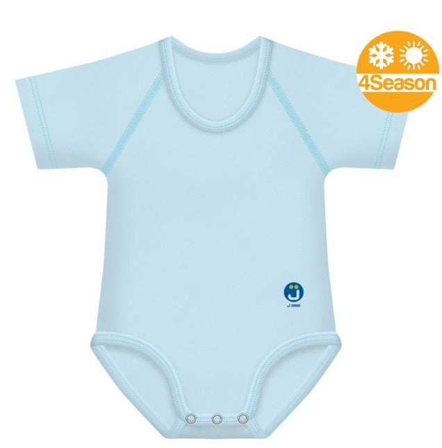 JBimbi Body kurzarm mitwachsend 0-36M uni