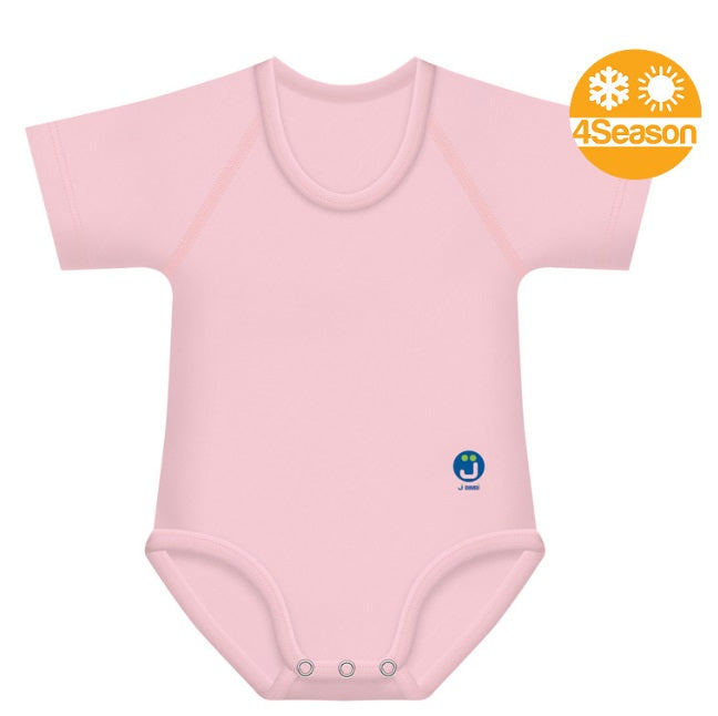JBimbi Body kurzarm mitwachsend 0-36M uni