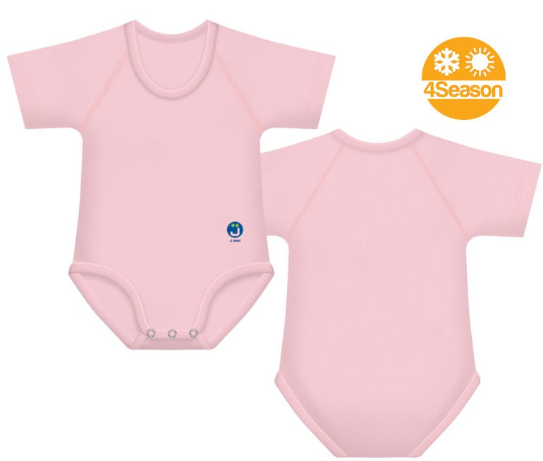JBimbi Body kurzarm mitwachsend 0-36M uni