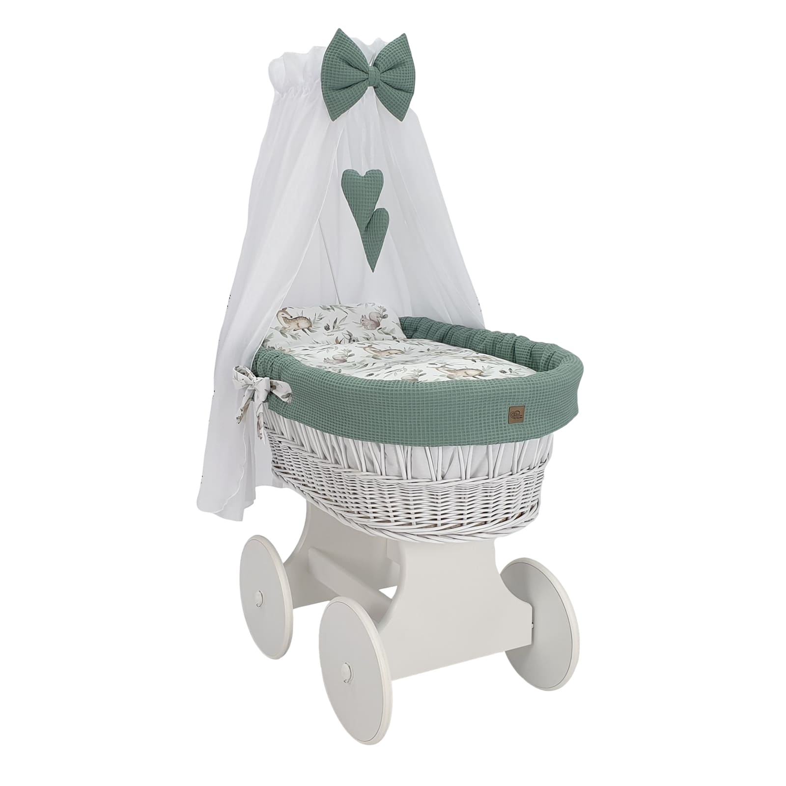 Bollerwagen Reh grün