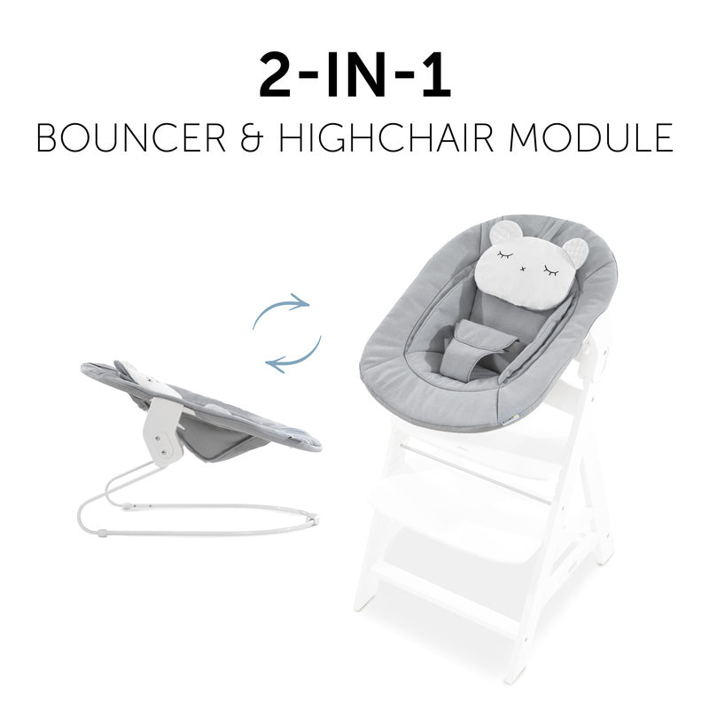 Hauck Alpha Bouncer 2 in 1 Patell Bear light grey