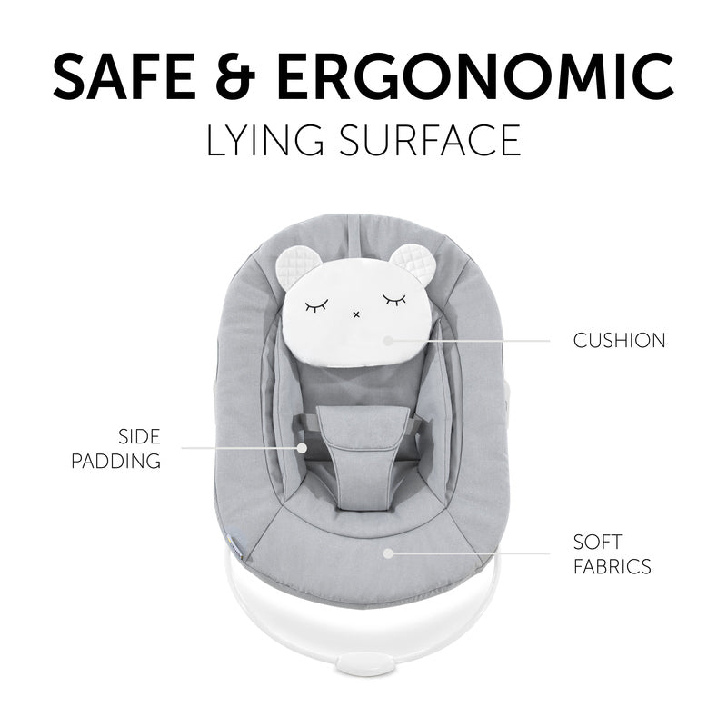Hauck Alpha Bouncer 2 in 1 Patell Bear light grey