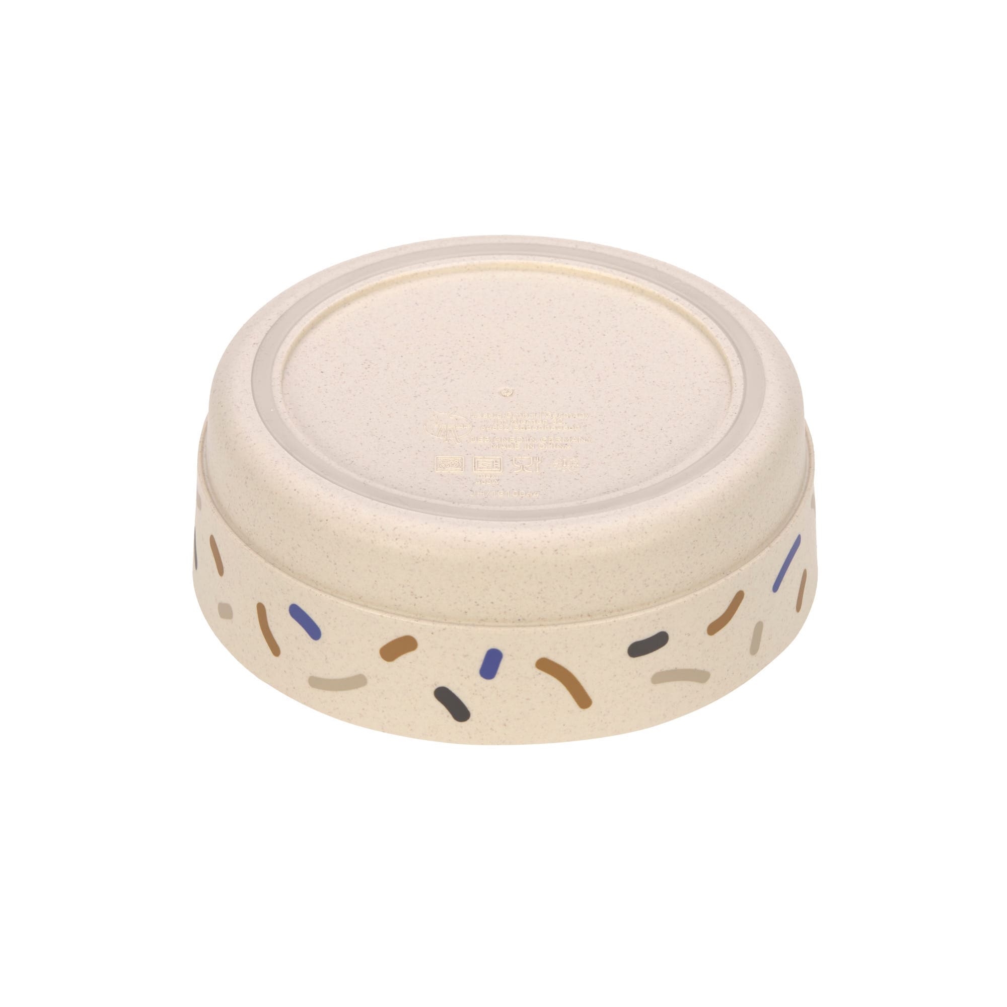 Lässig Kindergeschirr Set (Teller - Schüssel - Becher - Löffel), Little Mateys Royal Blau