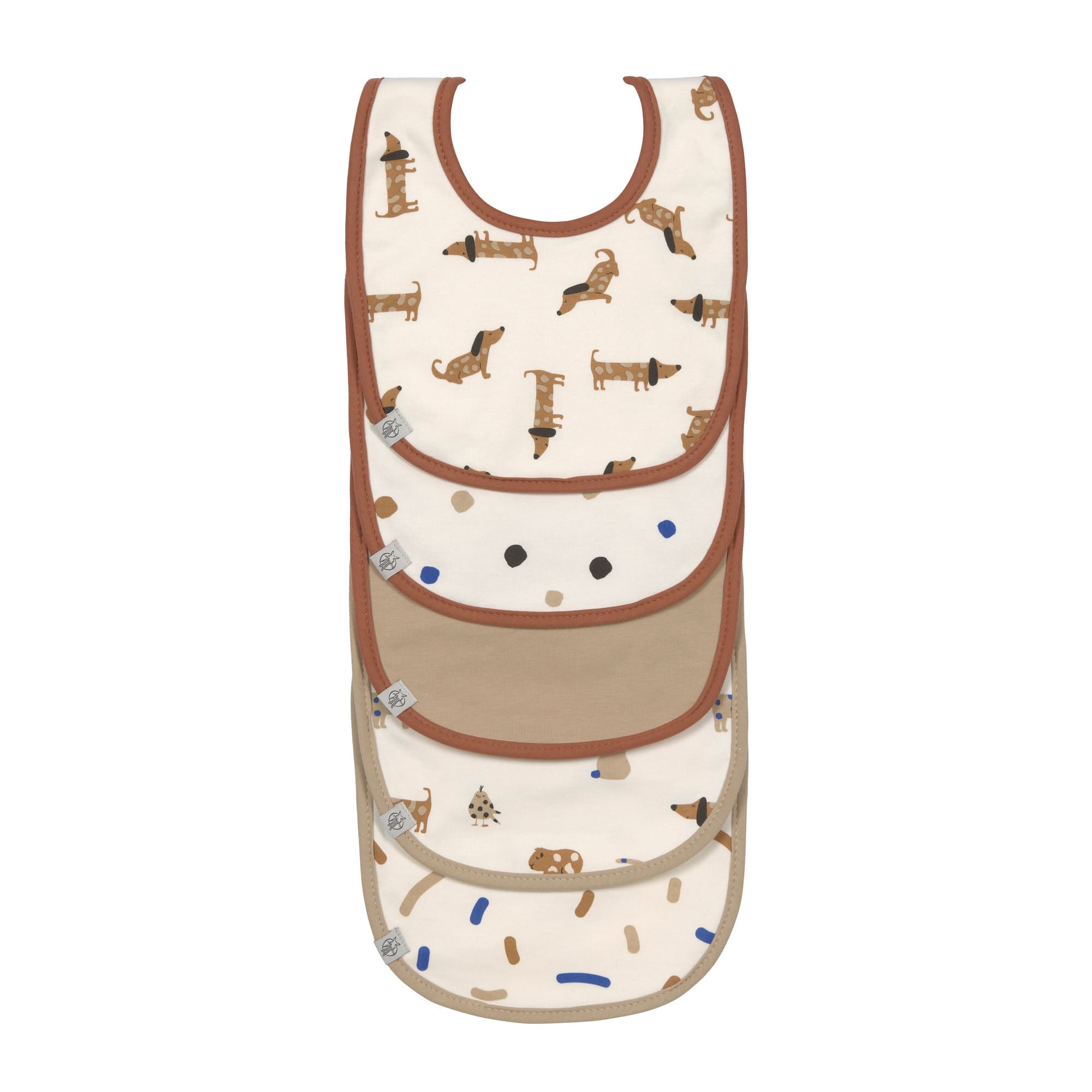 Lässig Lätzchen (5 Stk), Little Mateys Royal Blau