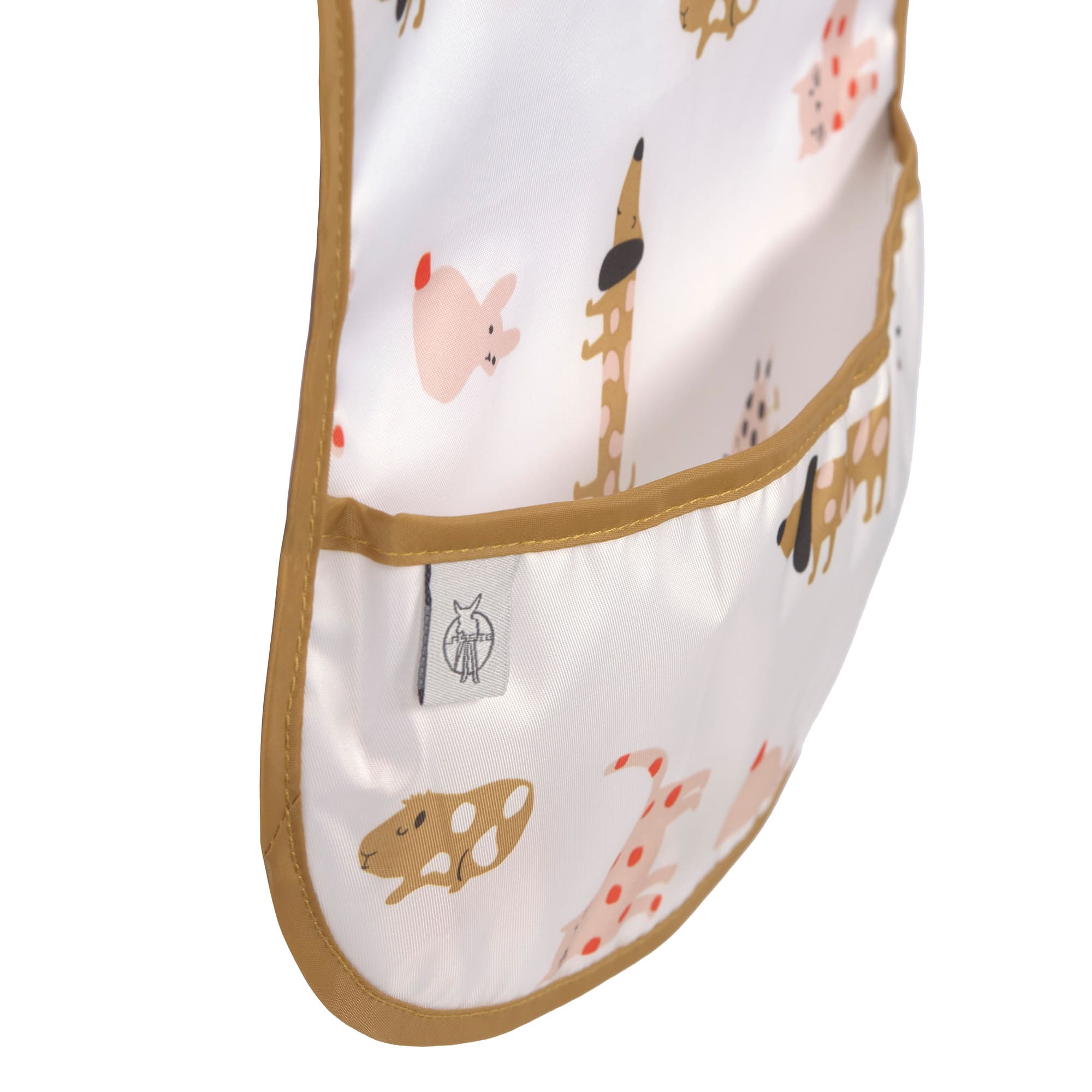 Lässig Lätzchen mit Auffangschale (2 Stk), Little Mateys Spicy Orange