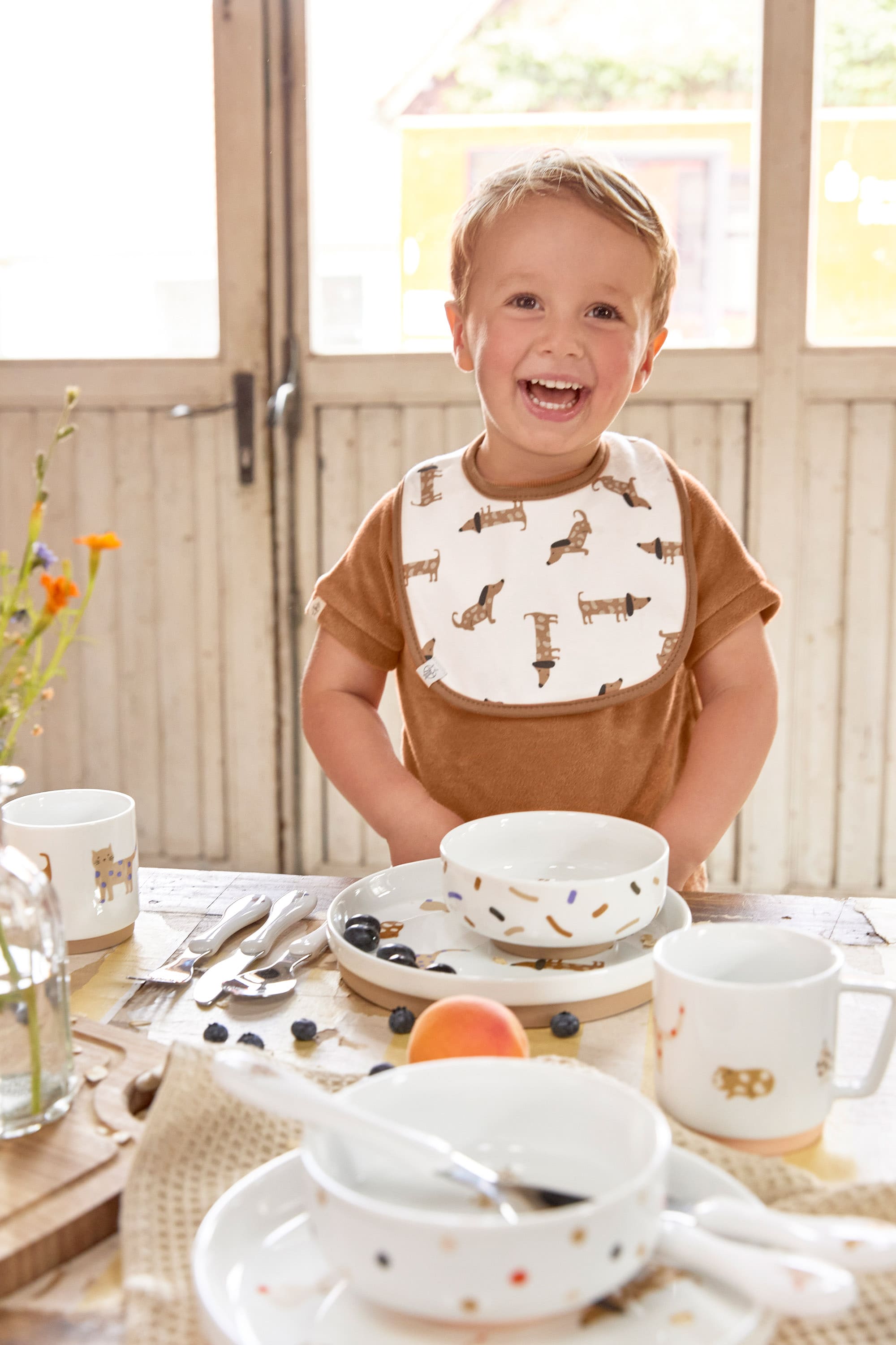 Lässig Lätzchen (5 Stk), Little Mateys Royal Blau