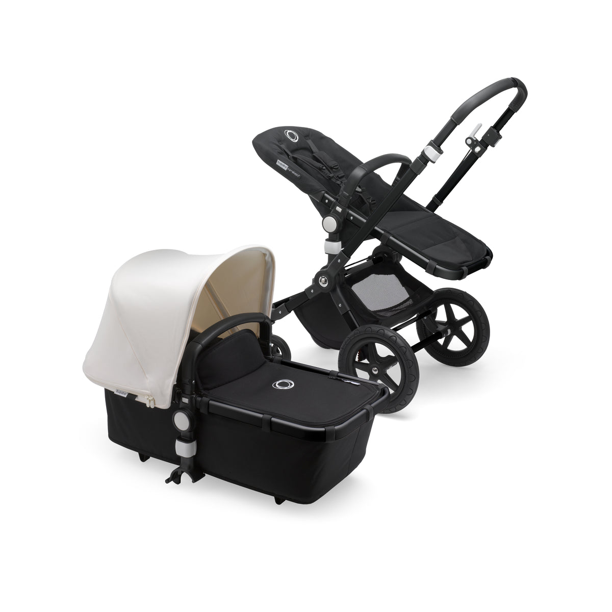 Bugaboo Cameleon3 plus Kombi-Kinderwagen Black/black-fresh white