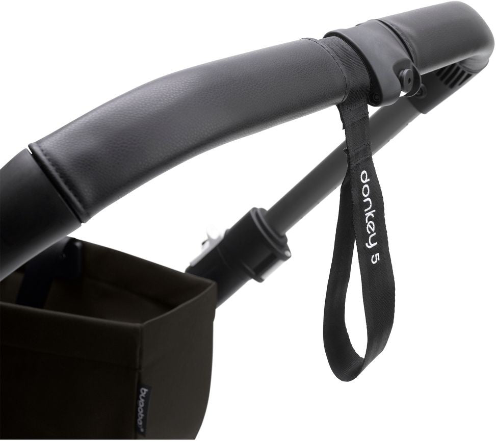 Bugaboo Donkey 5 Mono-Kinderwagen, komplett Schwarz/Mitternachtsschwarz