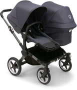 Bugaboo Donkey 5 Duo-Kinderwagen, komplett Graphit/Sturmblau