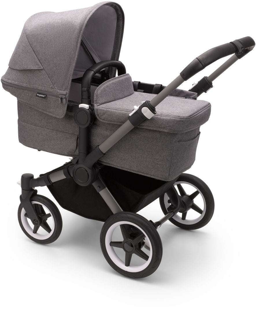 Bugaboo Donkey 5 Mono-Kinderwagen, komplett Graphit/Grau meliert