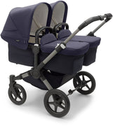 Bugaboo Donkey 5 Classic Zwillingskinderwagen, komplett Graphit/Dunkles Marine