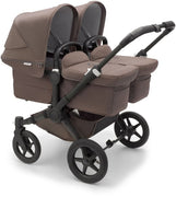Bugaboo Donkey 5 Mineral Zwillingskinderwagen, komplett Schwarz/Taupe