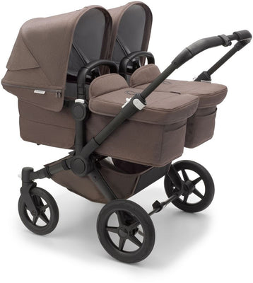 Bugaboo Donkey 5 Mineral Zwillingskinderwagen, komplett Schwarz/Taupe