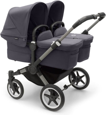 Bugaboo Donkey 5 Zwillingskinderwagen, komplett Graphit/Sturmblau