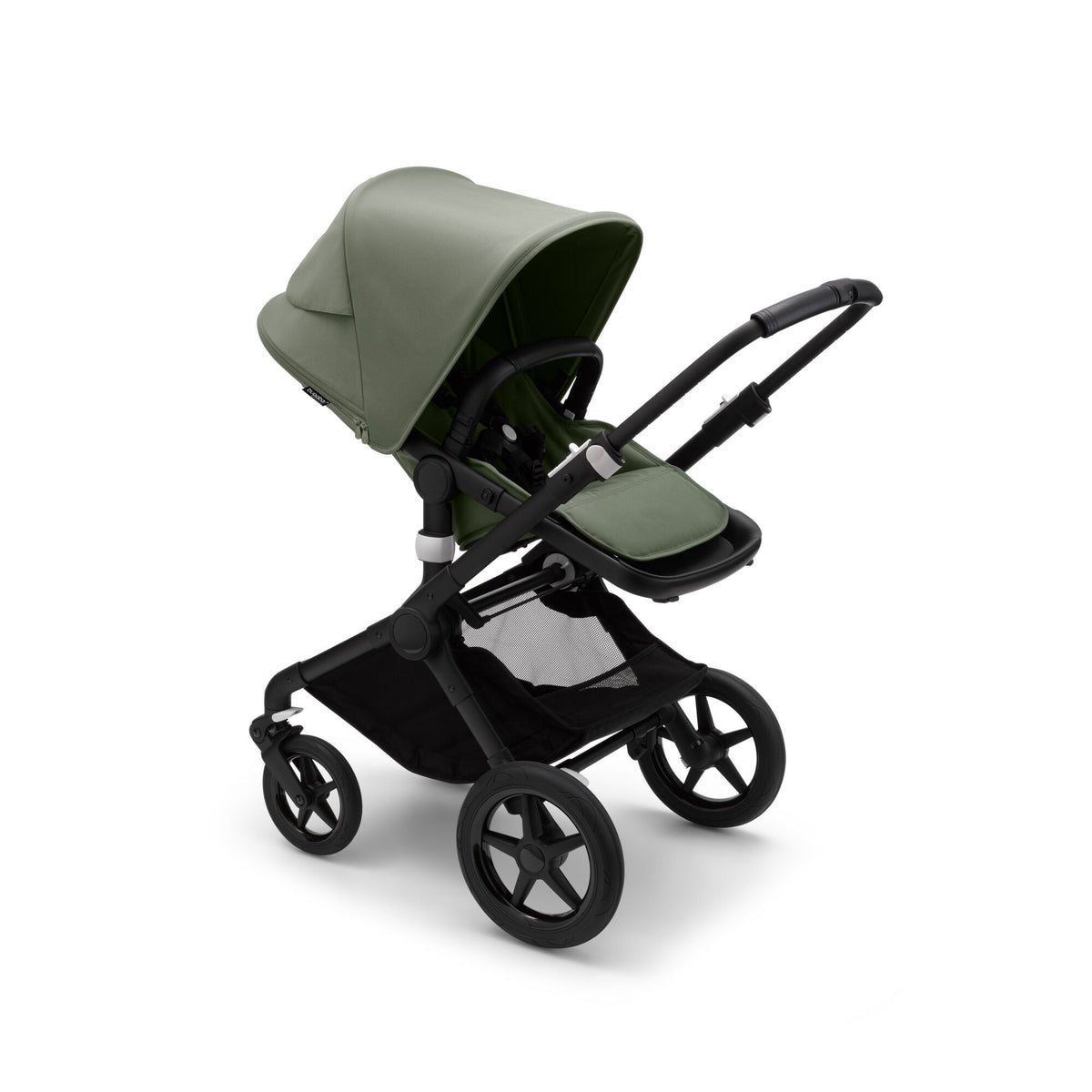 Bugaboo Fox3 Kombi-Kinderwagen schwarz/waldgrün