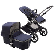 Bugaboo Fox3 Classic Kombi-Kinderwagen graphit/dunkles marine