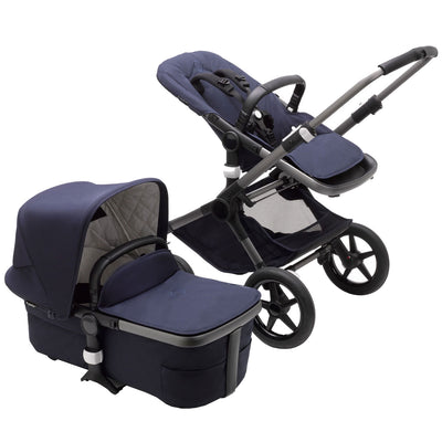 Bugaboo Fox3 Classic Kombi-Kinderwagen graphit/dunkles marine