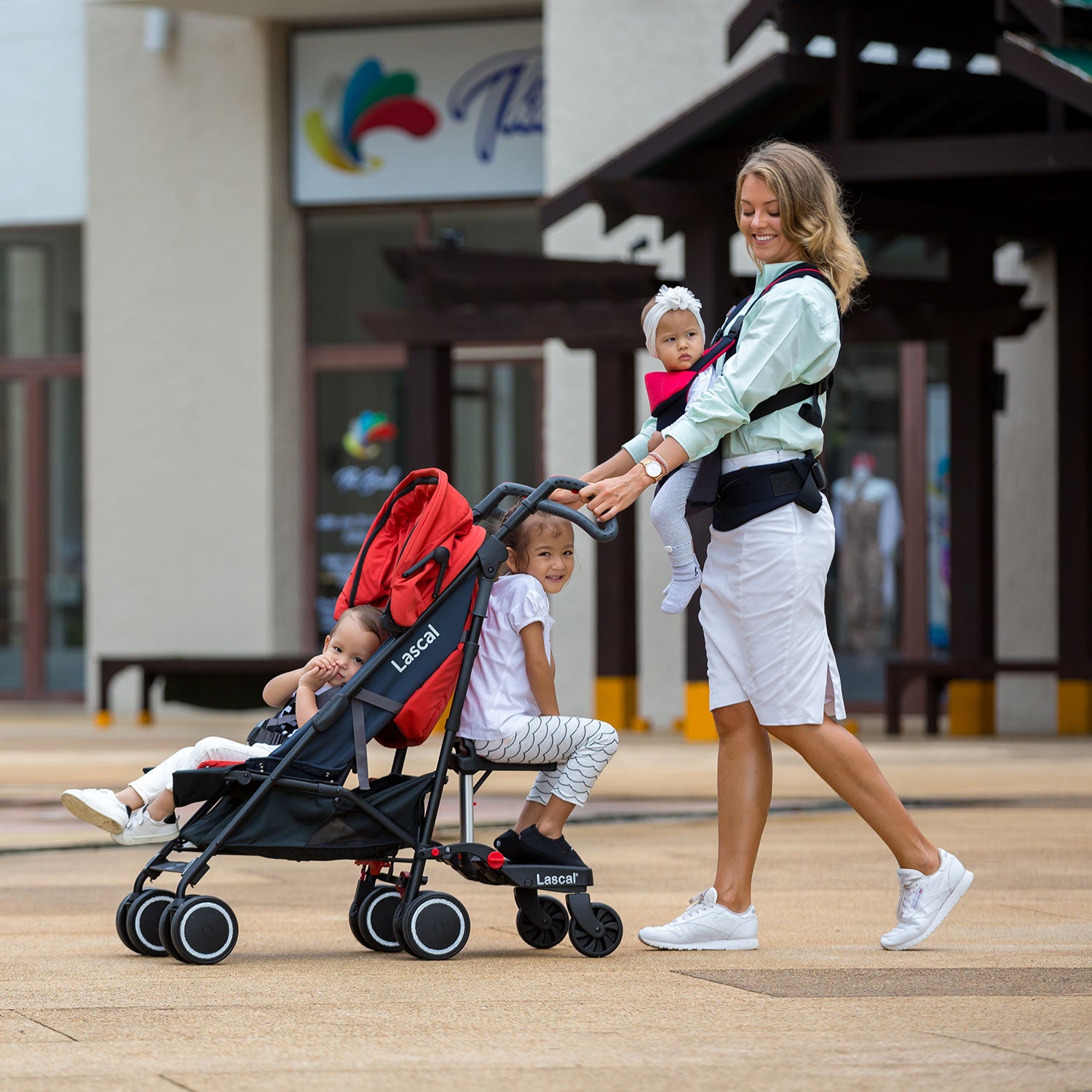 Lascal BuggyBoard Bundle maxi + Saddle