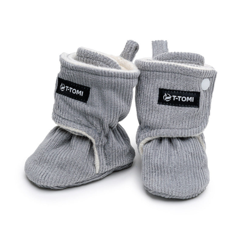 T-TOMI Krabbelschuhe Grey WARM