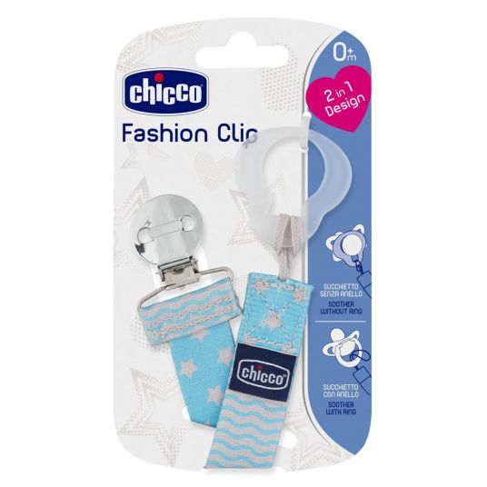 Chicco Sauger-Clip mit Kette FASHION - 0m+