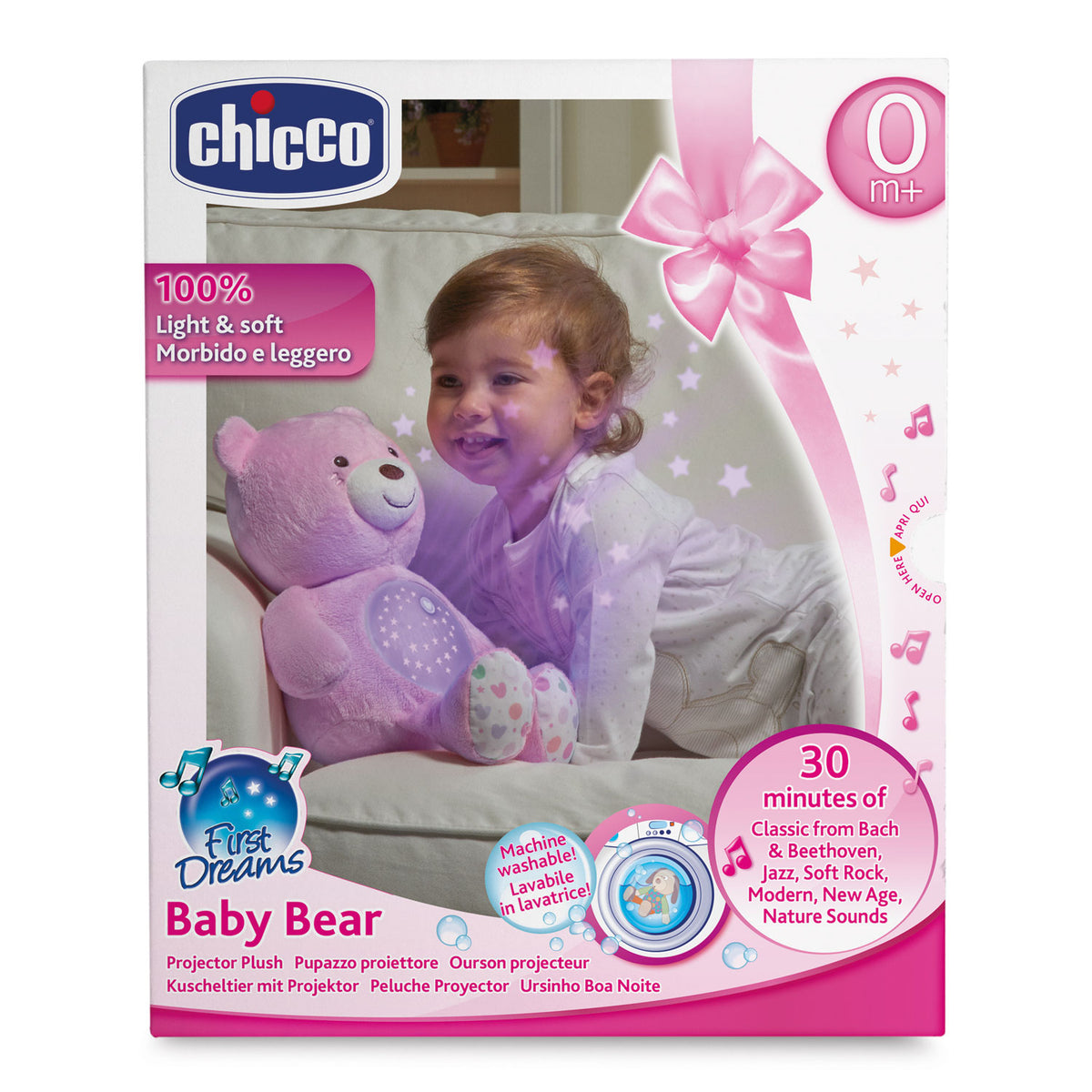 Chicco First Dreams Baby Bär rosa