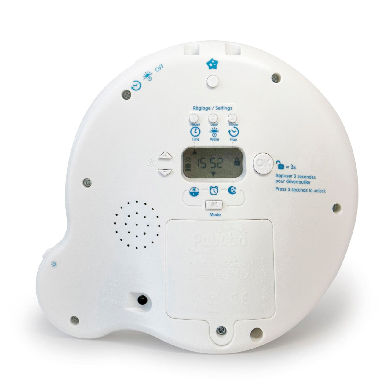 Kid'Sleep Wecker Classic weiss