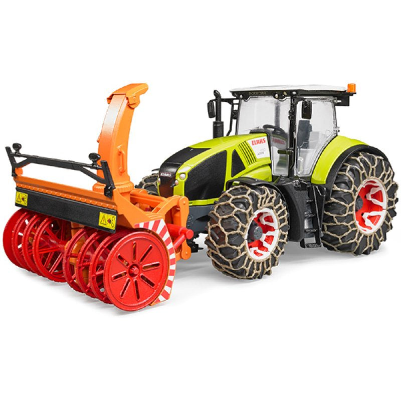 Bruder Claas Axion 950 mit Schneefräse