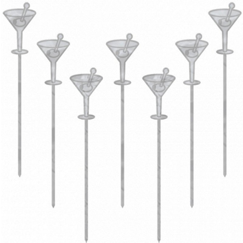 50 Cocktailpicks silber