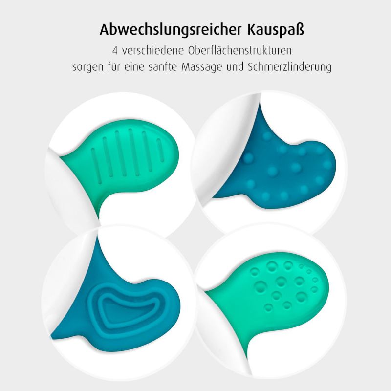 REER Kühlbeissring mit Rassel Cool & Play