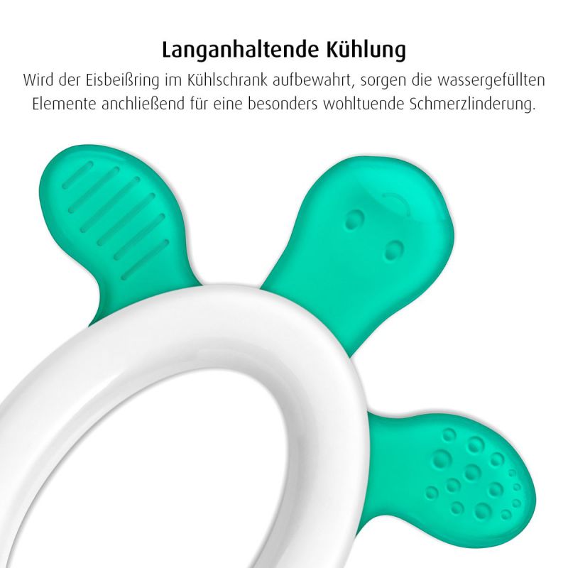 REER Kühlbeissring mit Rassel Cool & Play