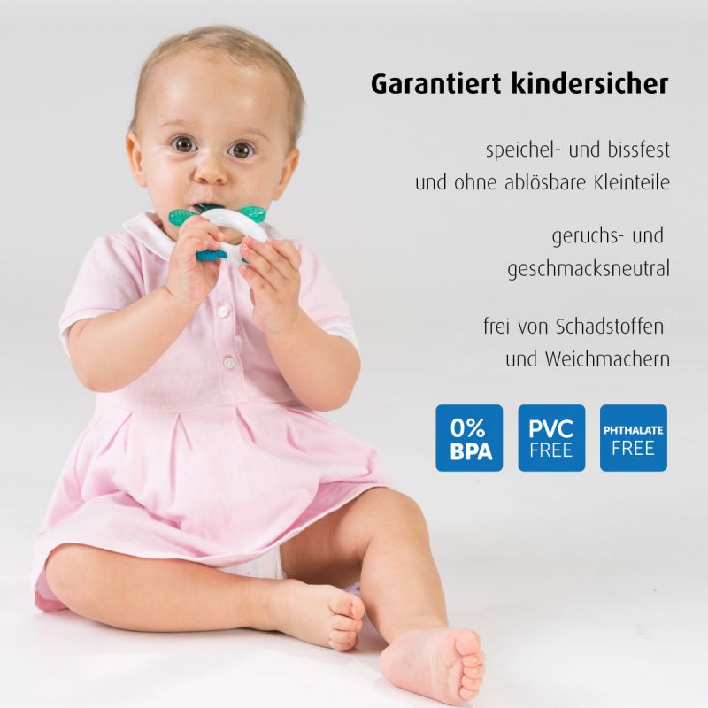 REER Kühlbeissring mit Rassel Cool & Play