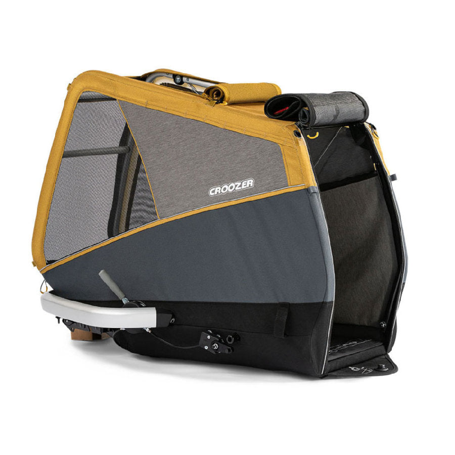 Croozer Hundefahrradanhänger Dog Peppa (L) Pineapple yellow