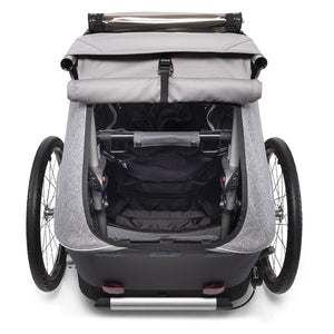 Thule Fahrradanhänger Croozer Kid Keeke 2 Stone grey