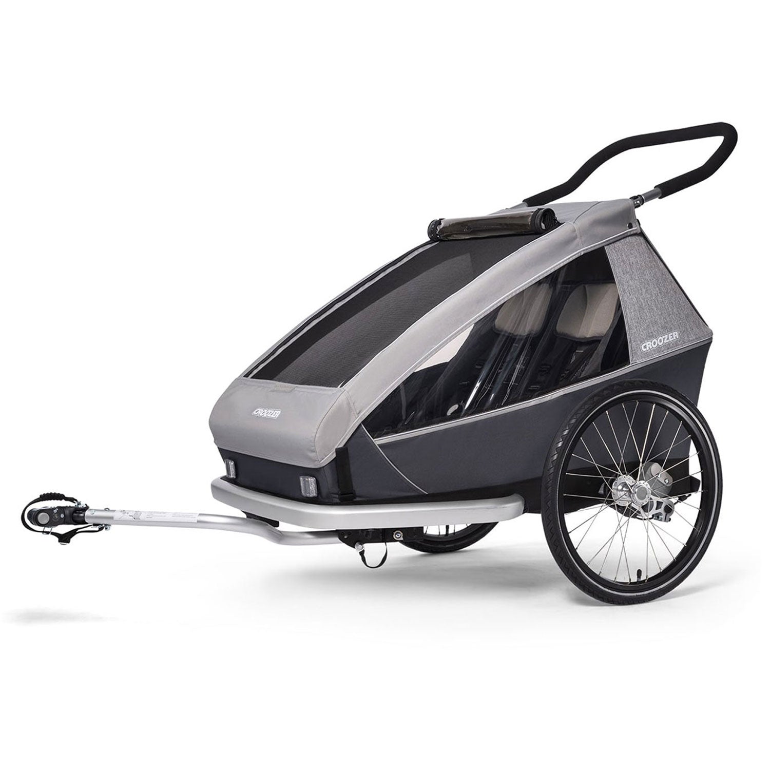 Thule Fahrradanhänger Croozer Kid Keeke 2 Stone grey