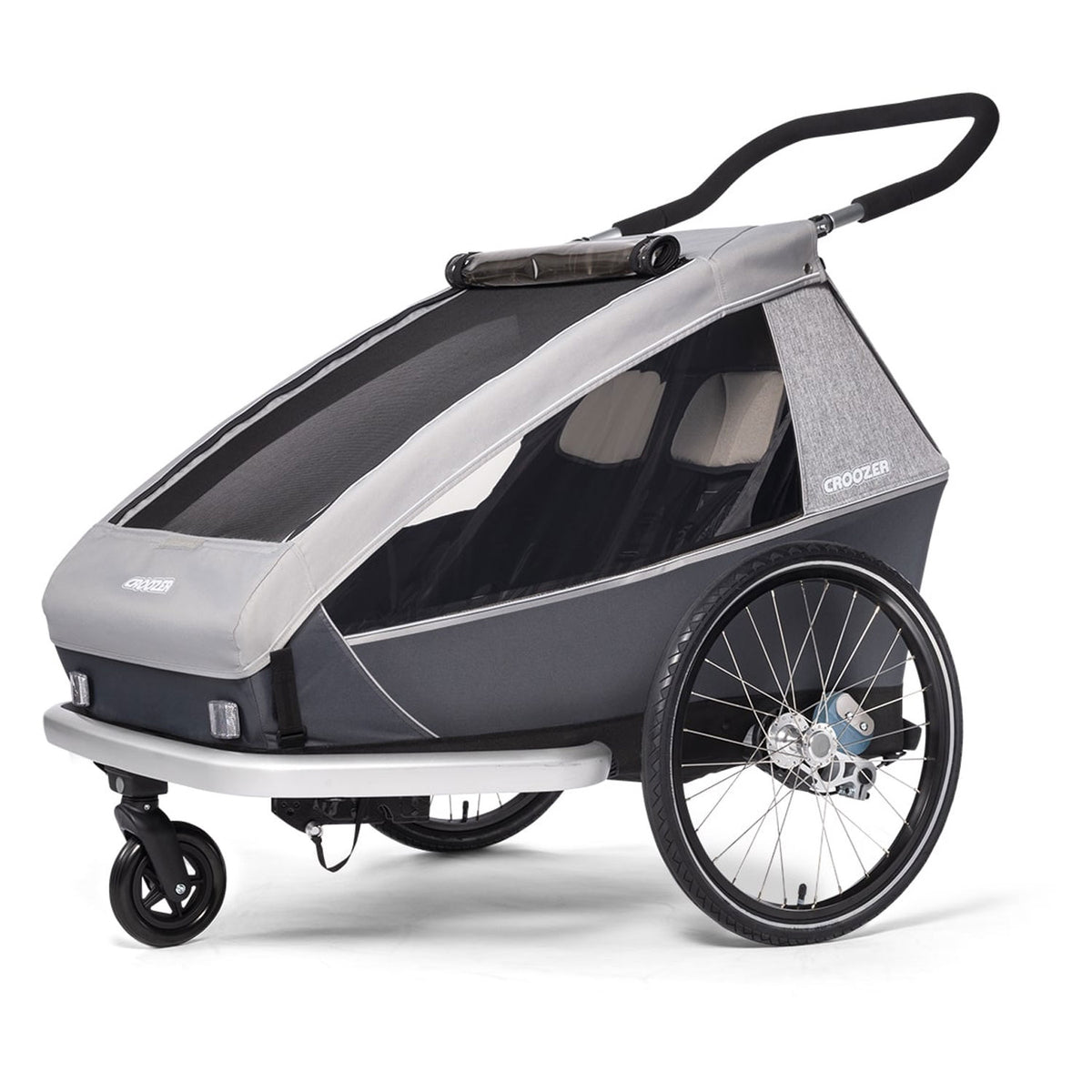 Thule Fahrradanhänger Croozer Kid Keeke 2 Stone grey