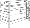 PAIDI FLEXIMO Etagenbetten Höhe 155 cm