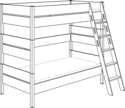 PAIDI KIRA Etagenbetten Höhe 180 cm