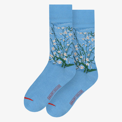 Sockendesign Vincent van Gogh - Blühende Mandelzweige