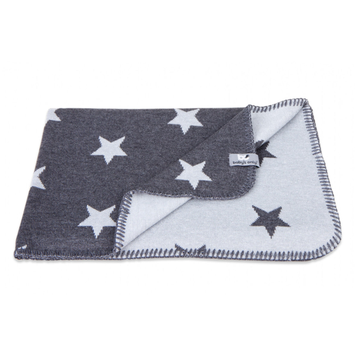 Babystrickdecke Stern