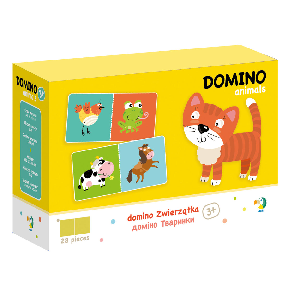 DODO Domino Tiere 28 Karten, 36M+
