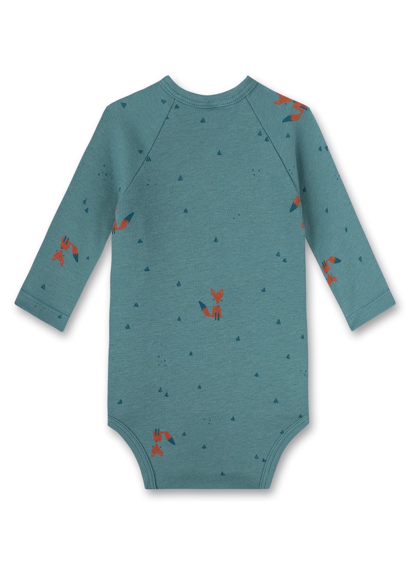 Sanetta Wickelbody langarm Blau Fox