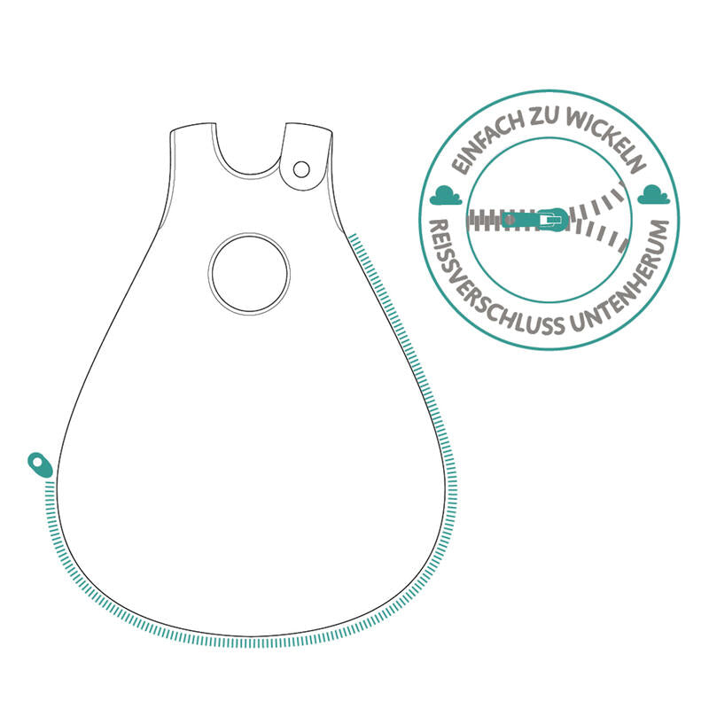 Roba Schlafsack Easy Air safe asleep - Sternenzauber