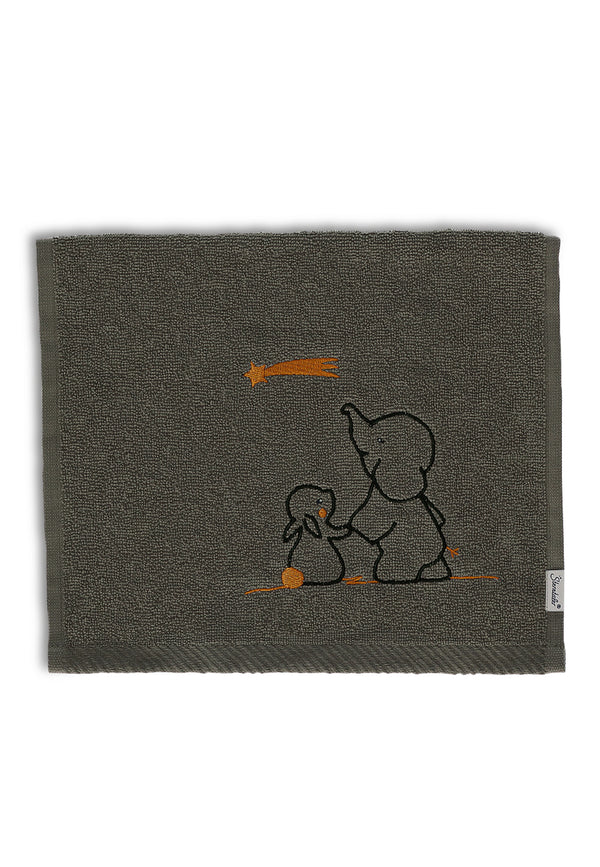 Sterntaler GOTS 2er-Pack Kinderhandtücher Elefant Eddy