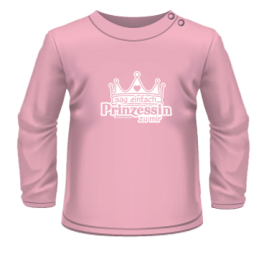 Langarm Shirt mit Spruch Sag Prinzessin