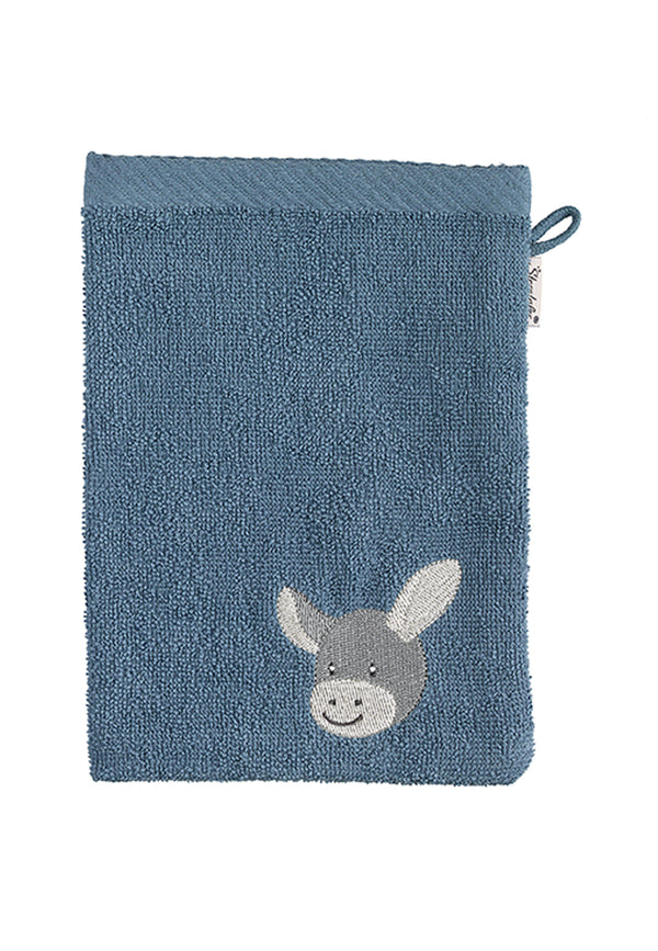 Sterntaler GOTS 3er Waschhandschuh Esel Emmi aus Frottee