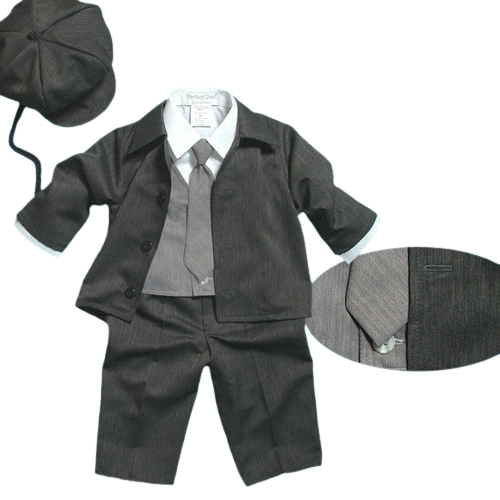 Anzug-Set Festive 6-teilig Melange Grey