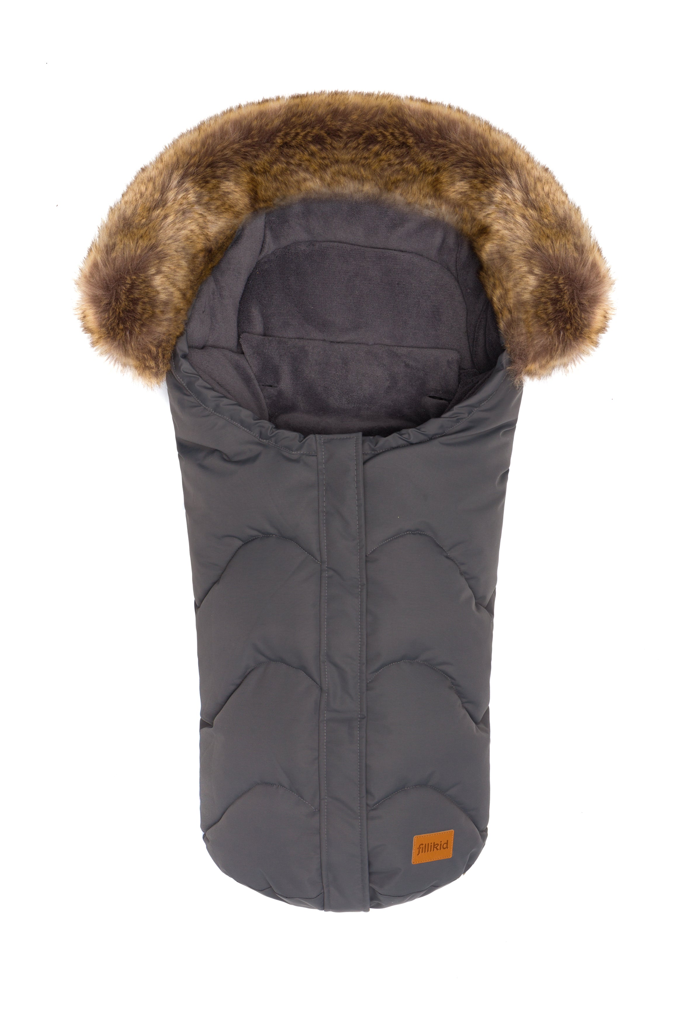 Fillikid Winterfusssack Lhotse für Wanne oder Babyschale grau