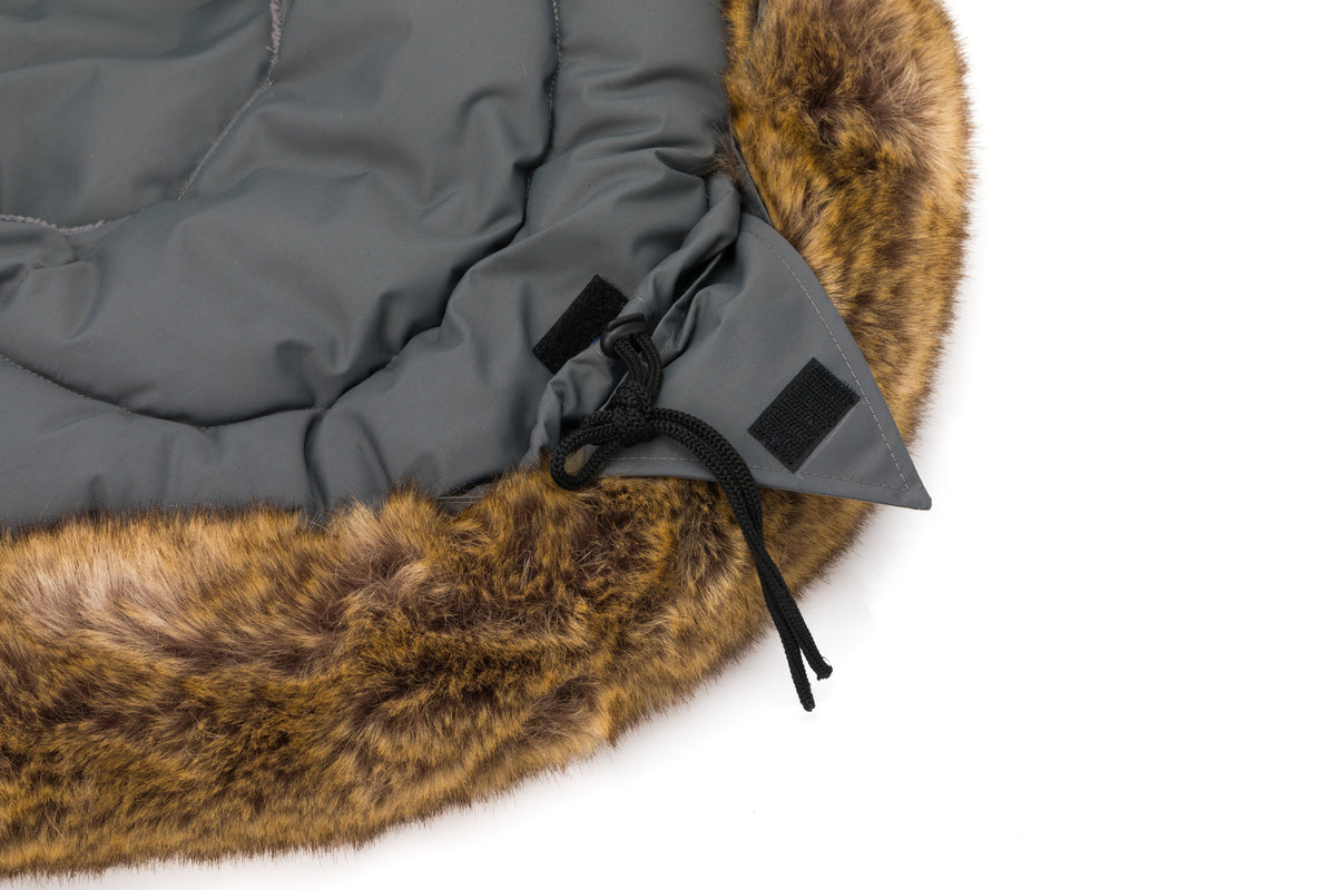 Fillikid Winterfusssack Lhotse für Wanne oder Babyschale grau