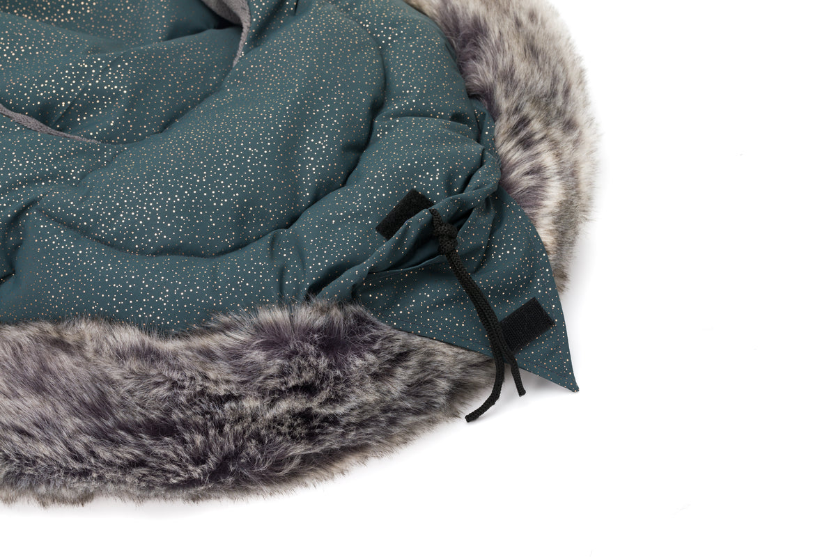 Fillikid Winterfusssack Lhotse für Wanne oder Babyschale Galaxy grey